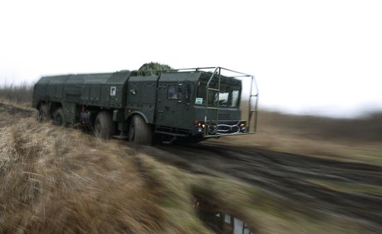 9K720 Iskander missile system drill in Krasnodar Territory