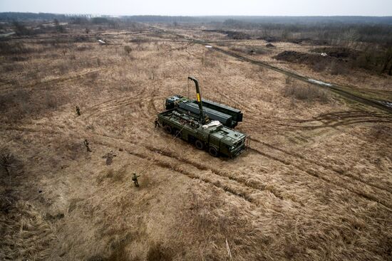 9K720 Iskander missile system drill in Krasnodar Territory
