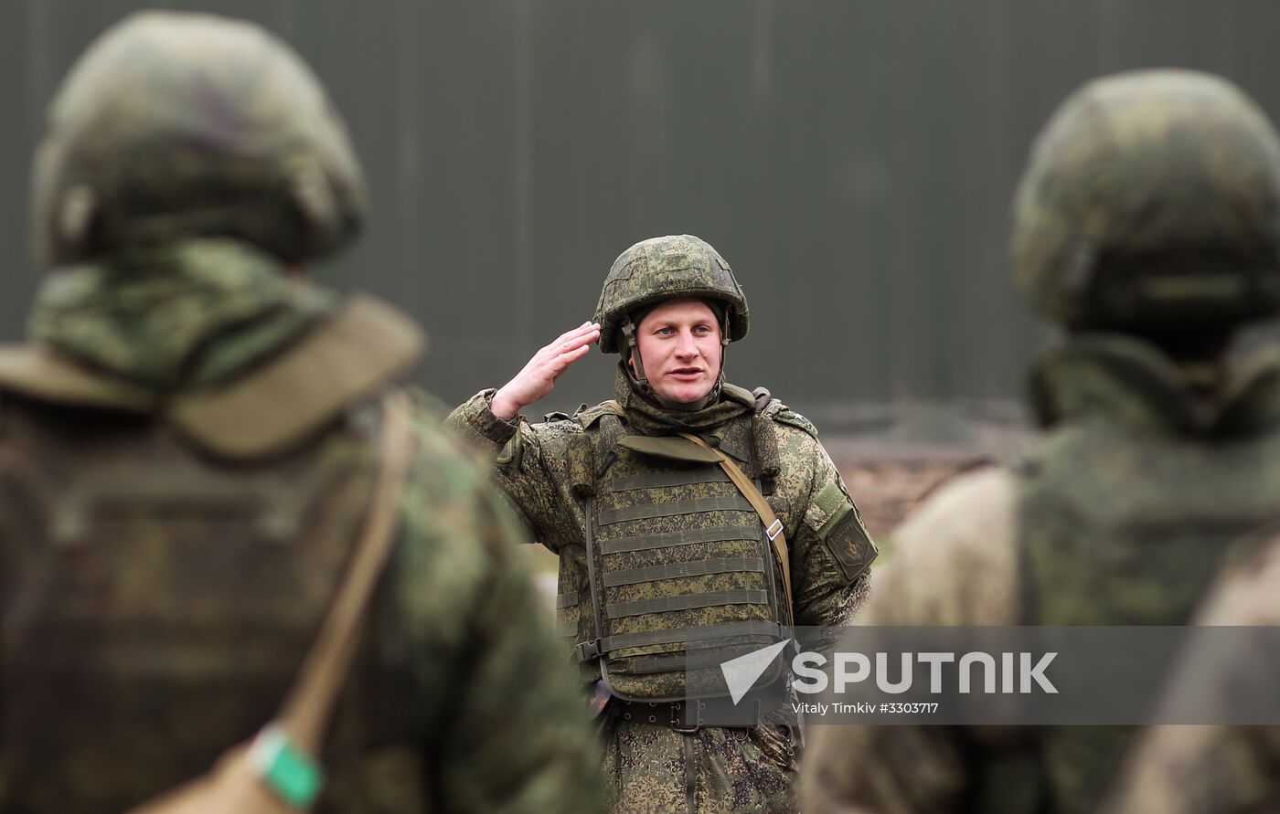 Iskander-M missile launcher crews exercise in Krasnodar Territory