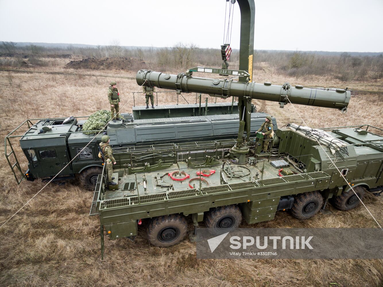 Iskander missile system drill in Krasnodar Territory