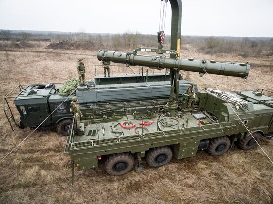 Iskander missile system drill in Krasnodar Territory
