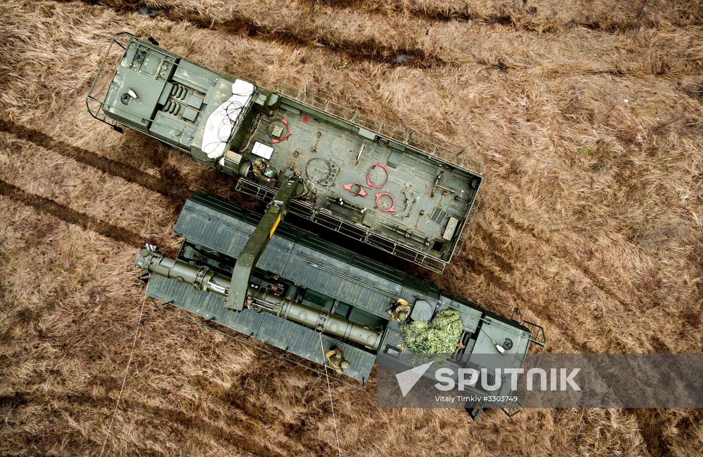 Iskander-M missile launcher crews exercise in Krasnodar Territory