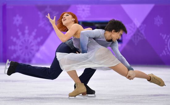 2018 Winter Olympics. Figure skating. Ice dance. Free skating