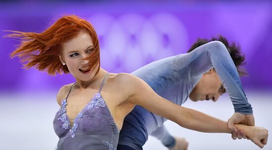 2018 Winter Olympics. Figure skating. Ice dance. Free skating