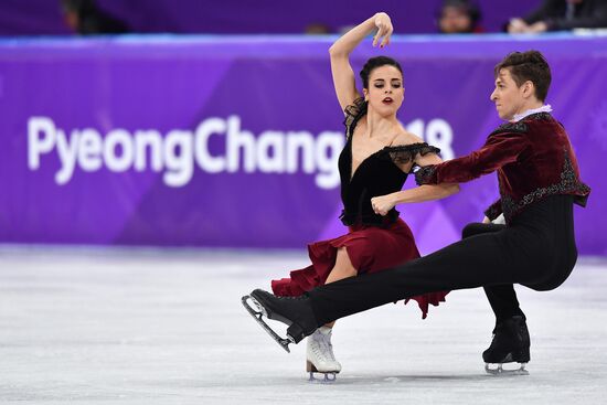 2018 Winter Olympics. Figure skating. Ice dance. Free skating
