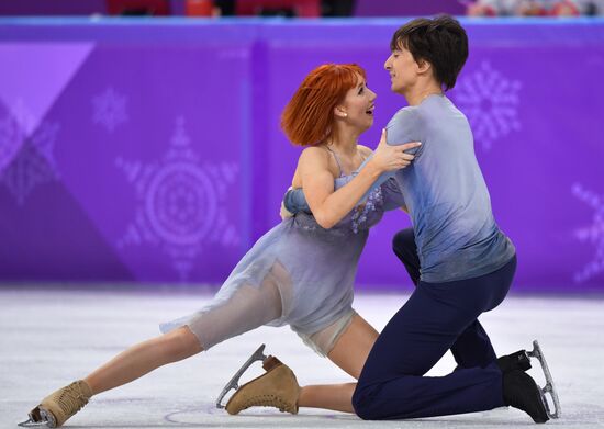 2018 Winter Olympics. Figure skating. Ice dance. Free skating
