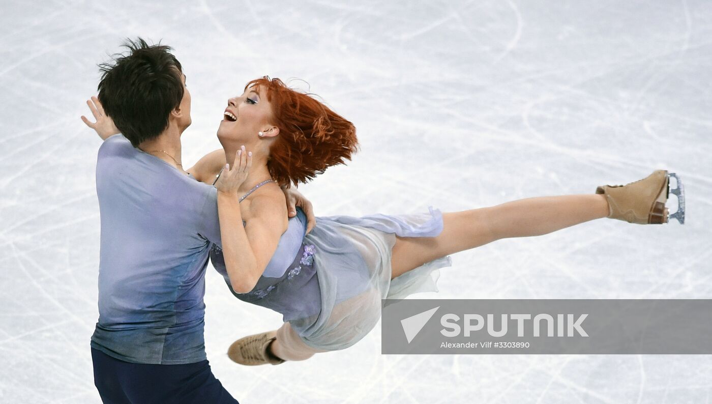 2018 Winter Olympics. Figure skating. Ice dance. Free skating