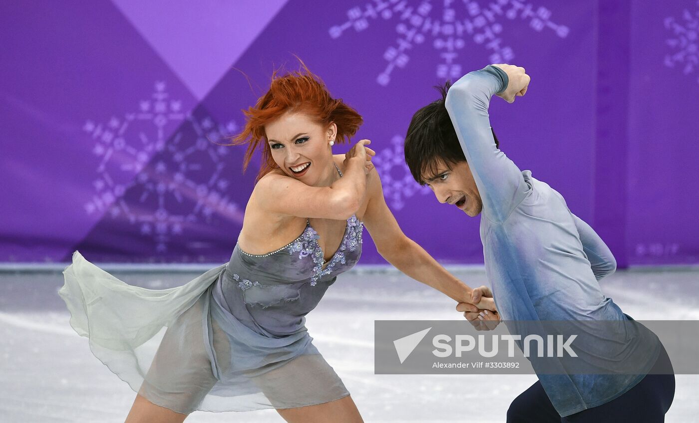 2018 Winter Olympics. Figure skating. Ice dance. Free skating