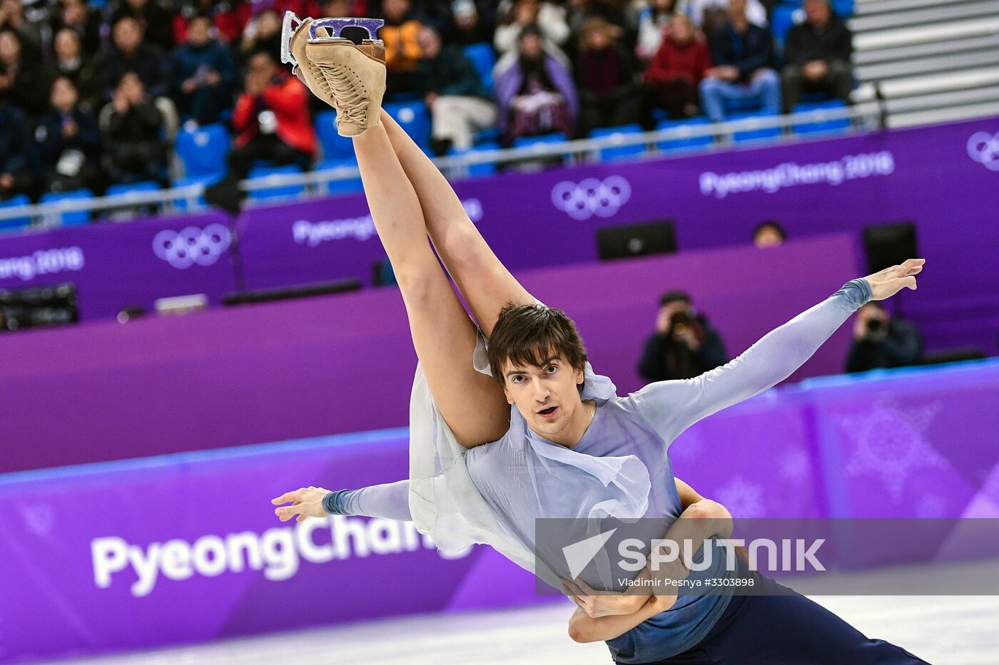 2018 Winter Olympics. Figure skating. Ice dance. Free skating