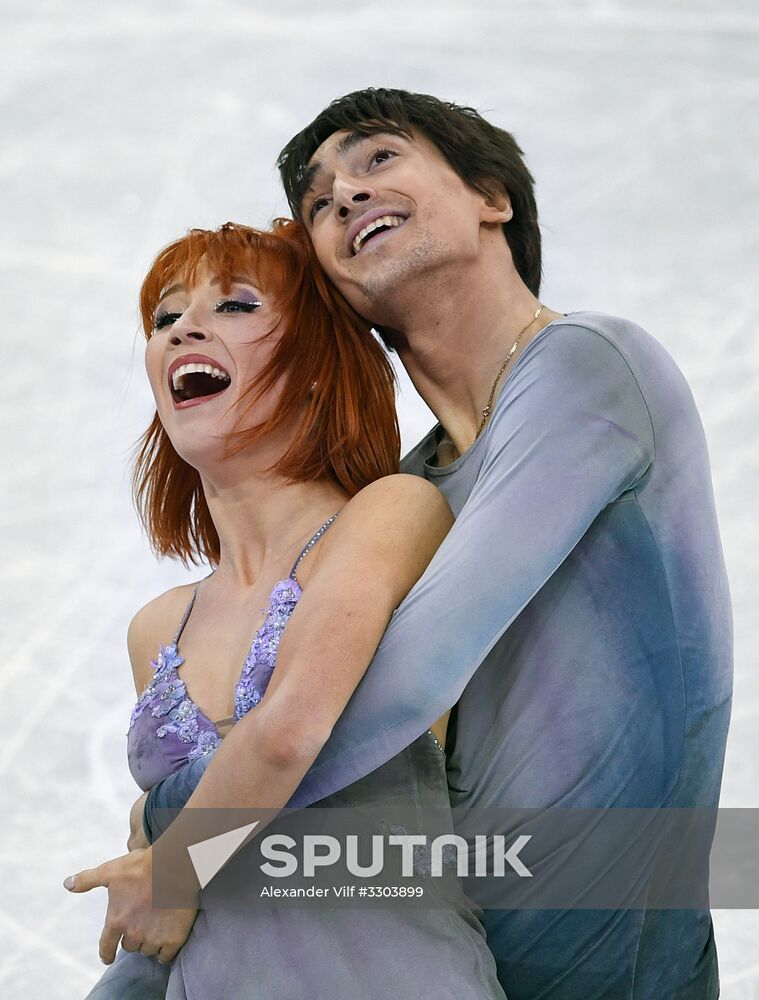 2018 Winter Olympics. Figure skating. Ice dance. Free skating