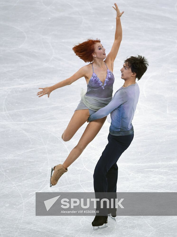 2018 Winter Olympics. Figure skating. Ice dance. Free skating