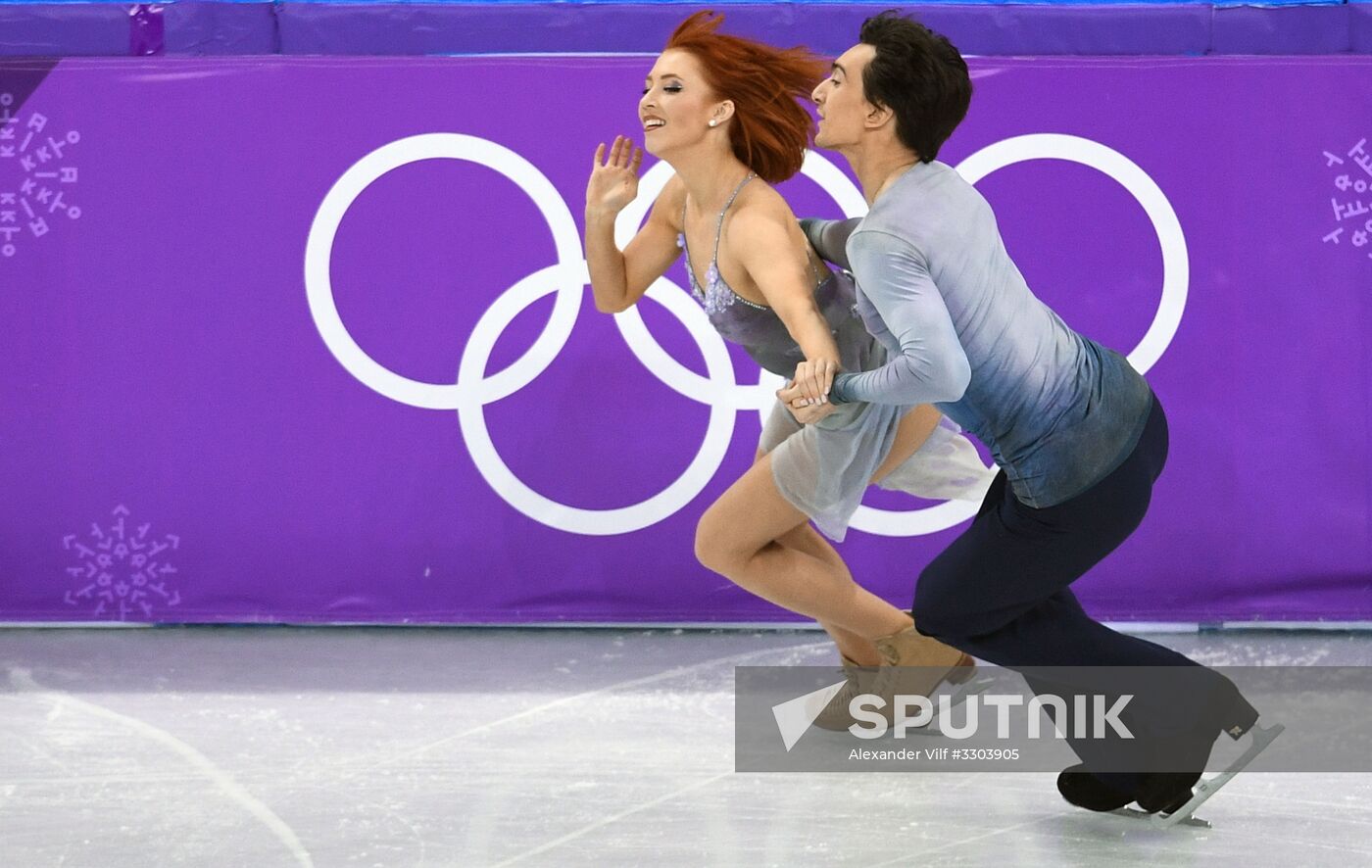 2018 Winter Olympics. Figure skating. Ice dance. Free skating