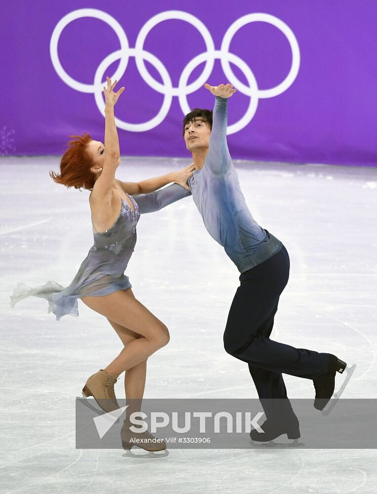 2018 Winter Olympics. Figure skating. Ice dance. Free skating