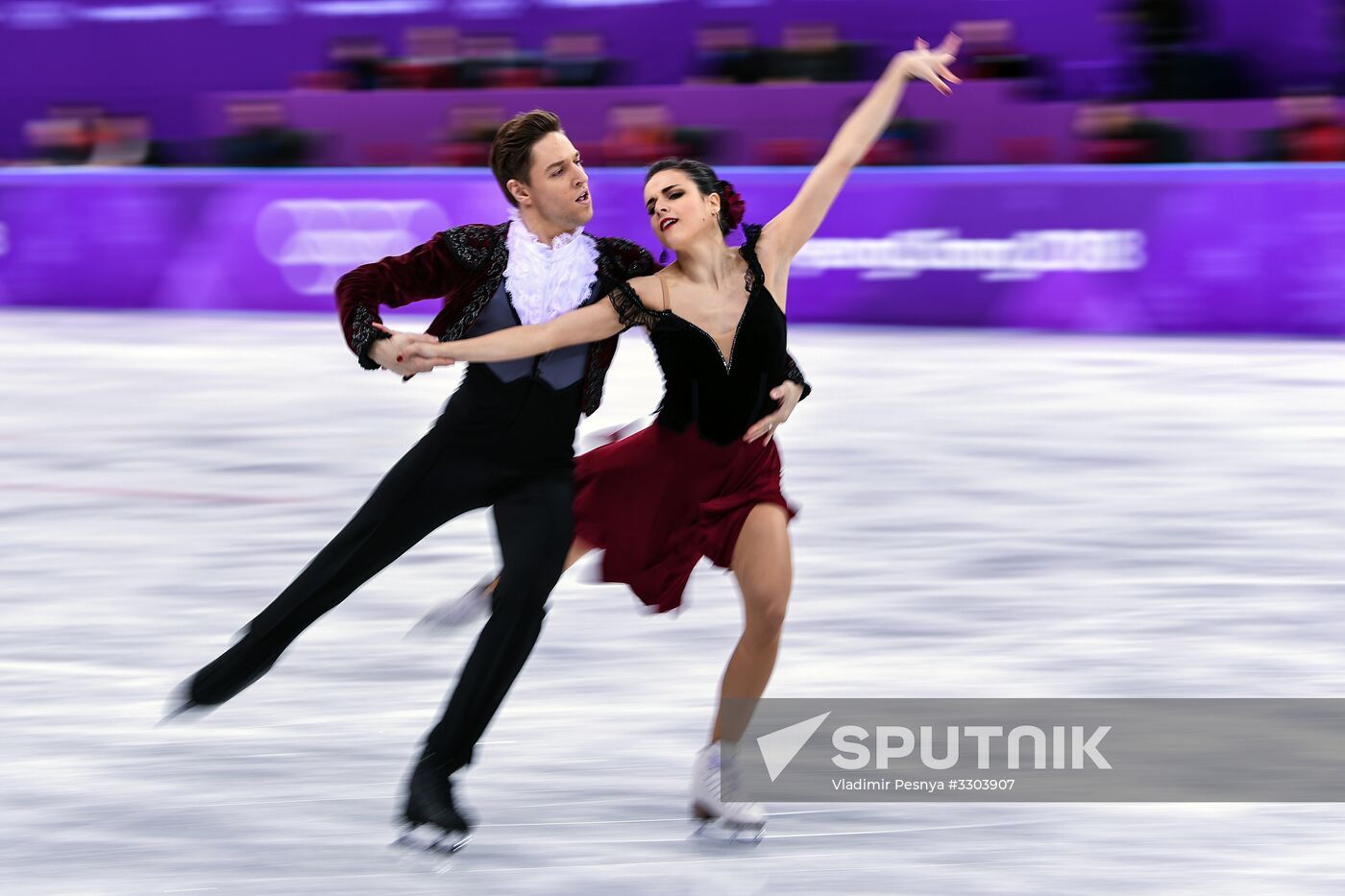 2018 Winter Olympics. Figure skating. Ice dance. Free skating