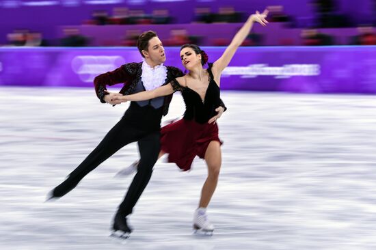 2018 Winter Olympics. Figure skating. Ice dance. Free skating