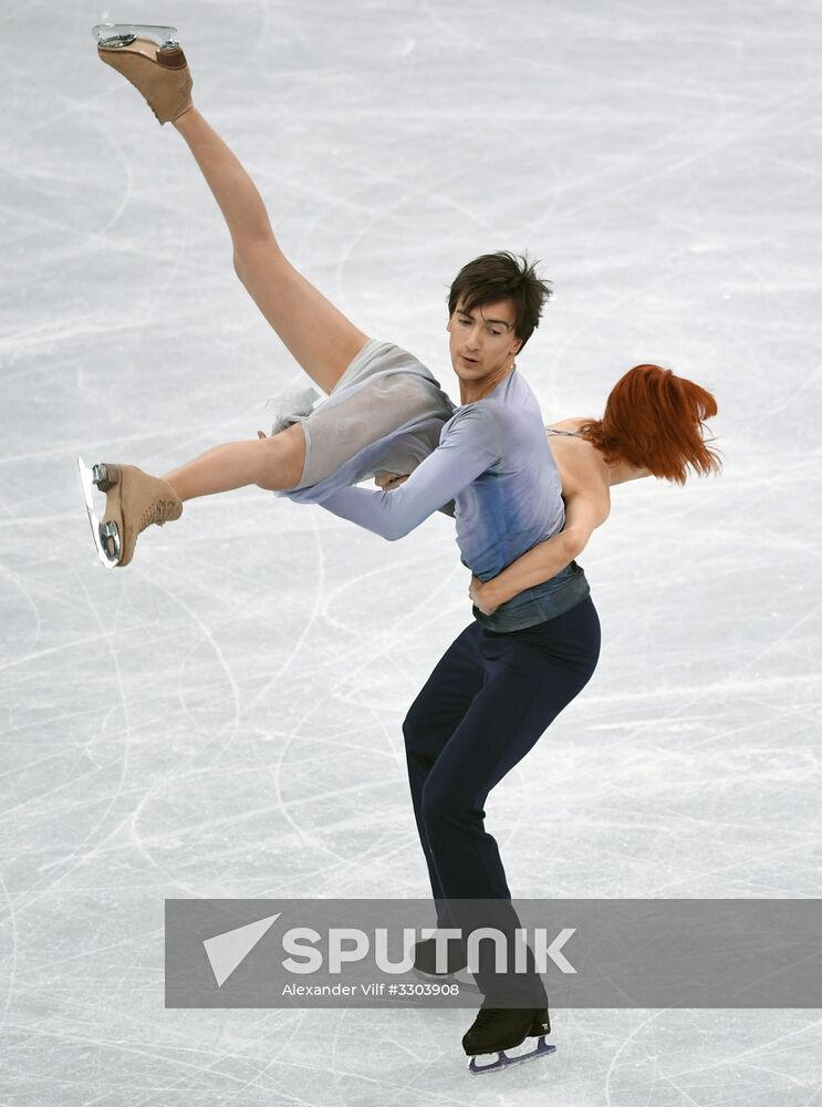 2018 Winter Olympics. Figure skating. Ice dance. Free skating