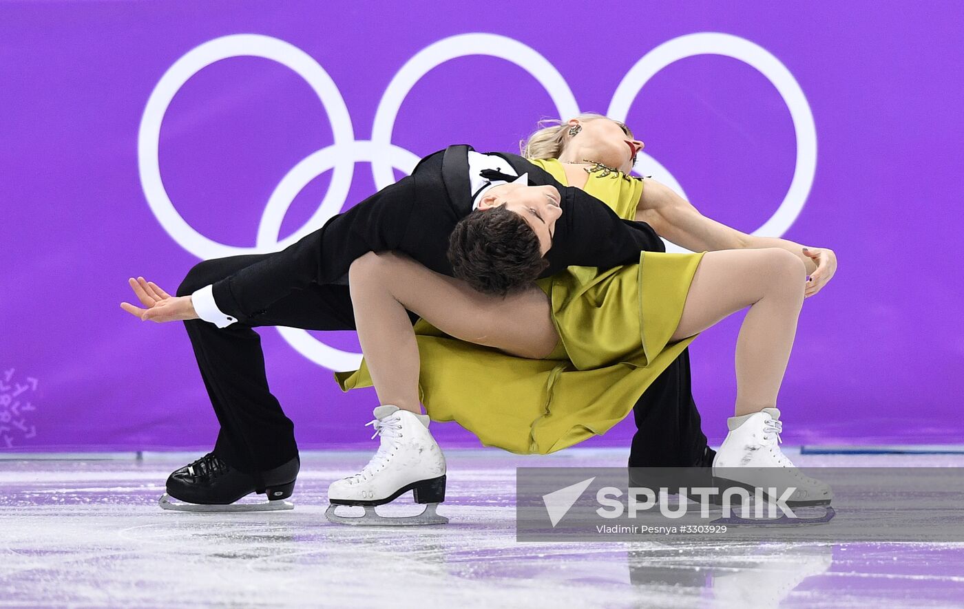 2018 Winter Olympics. Figure skating. Ice dance. Free skating