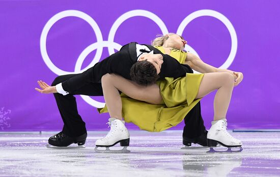 2018 Winter Olympics. Figure skating. Ice dance. Free skating