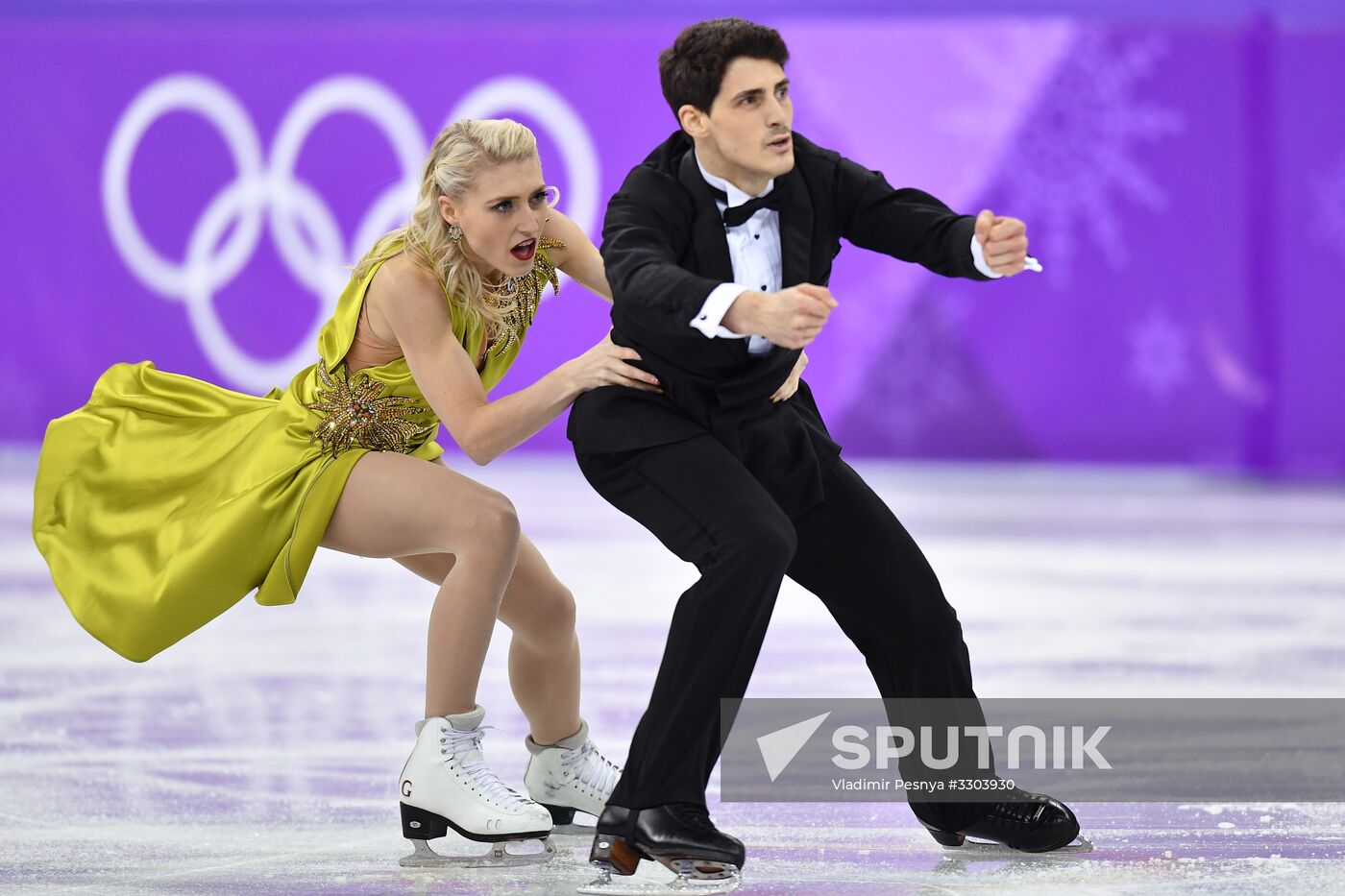 2018 Winter Olympics. Figure skating. Ice dance. Free skating