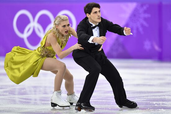 2018 Winter Olympics. Figure skating. Ice dance. Free skating