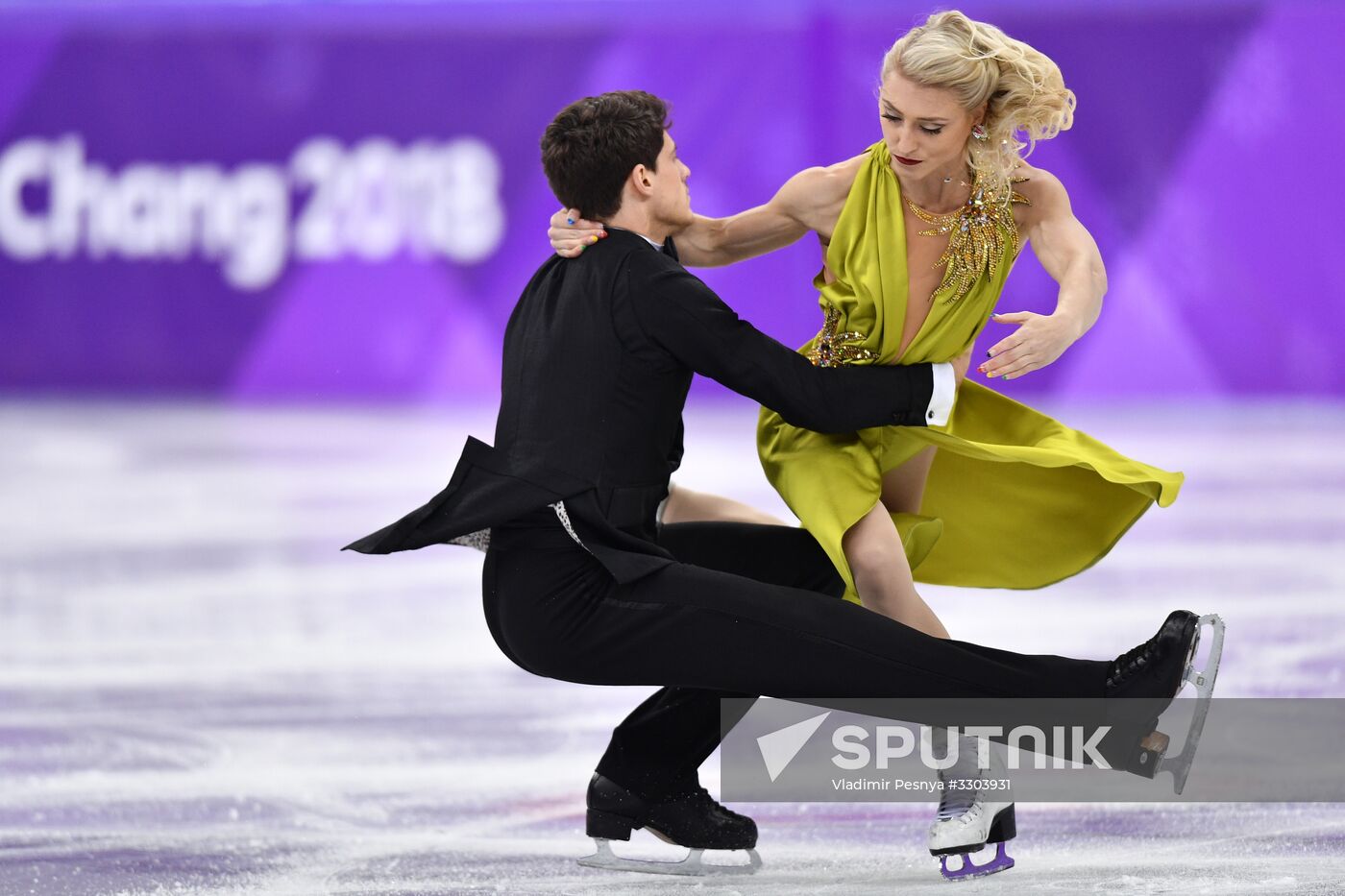 2018 Winter Olympics. Figure skating. Ice dance. Free skating