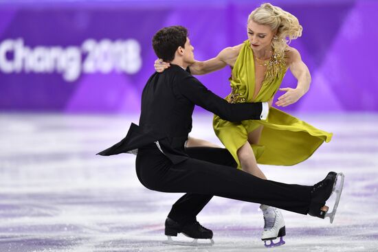 2018 Winter Olympics. Figure skating. Ice dance. Free skating