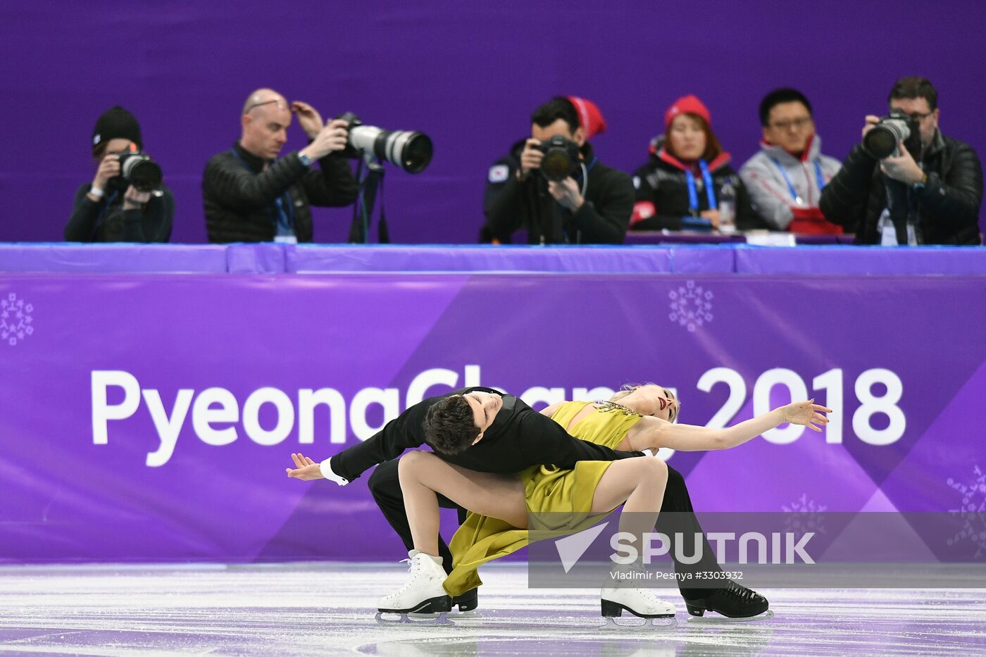 2018 Winter Olympics. Figure skating. Ice dance. Free skating