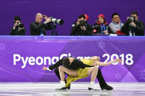 2018 Winter Olympics. Figure skating. Ice dance. Free skating