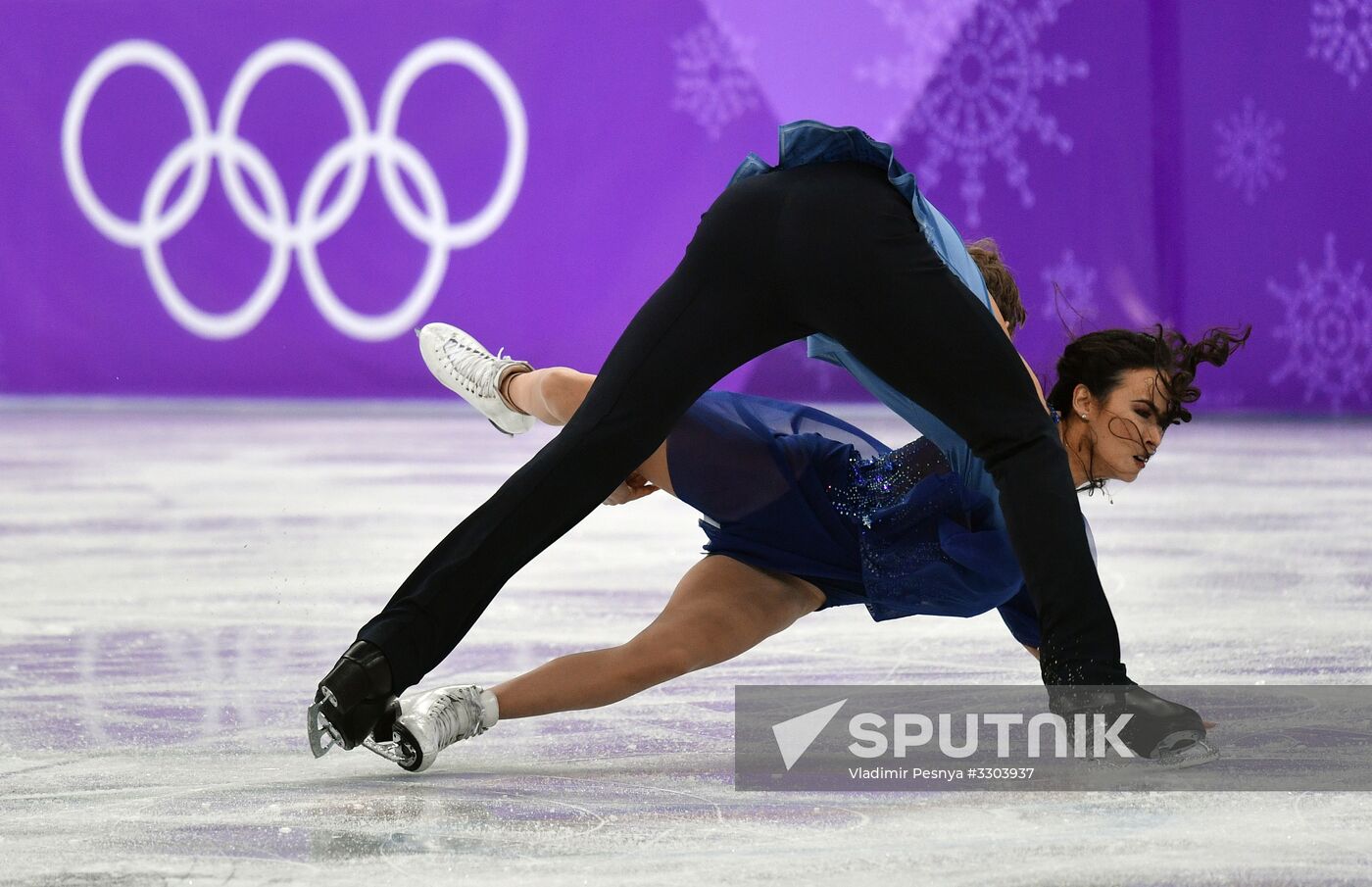 2018 Winter Olympics. Figure skating. Ice dance. Free skating