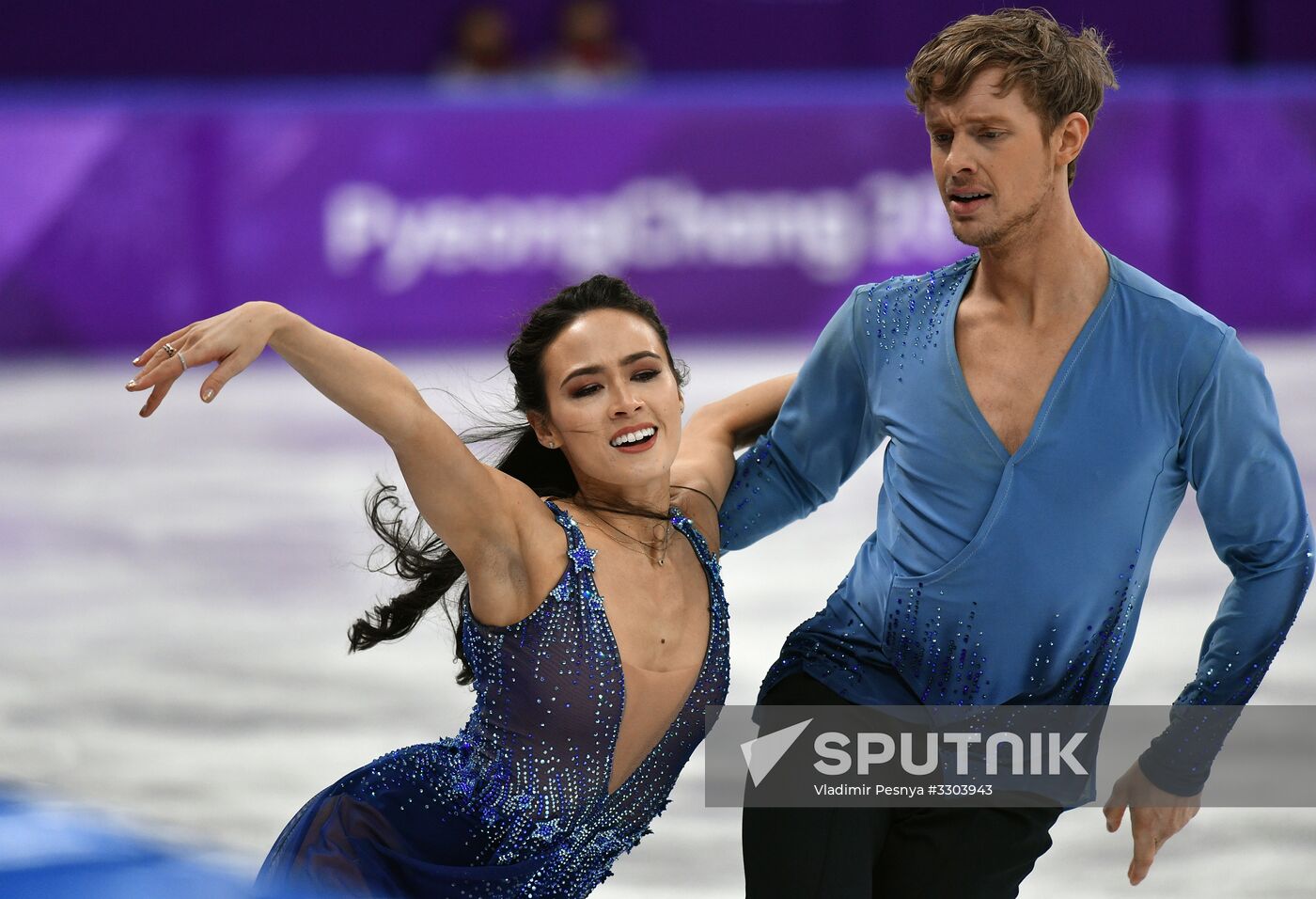 2018 Winter Olympics. Figure skating. Ice dance. Free skating