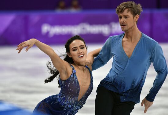 2018 Winter Olympics. Figure skating. Ice dance. Free skating