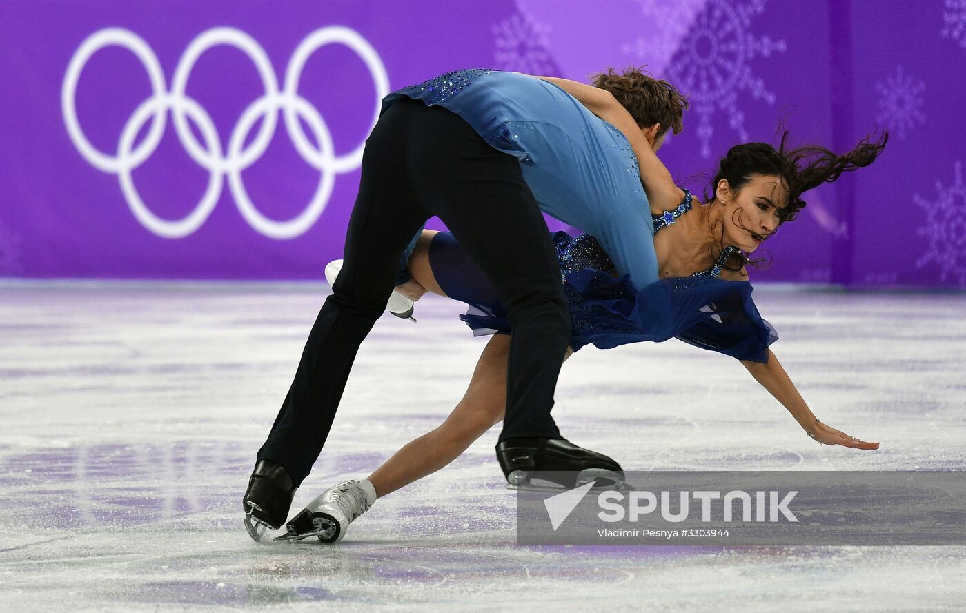 2018 Winter Olympics. Figure skating. Ice dance. Free skating