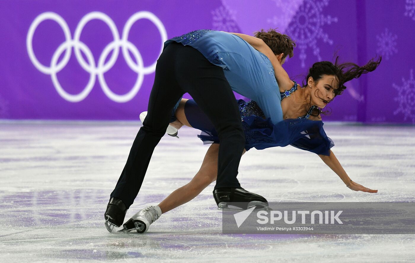 2018 Winter Olympics. Figure skating. Ice dance. Free skating