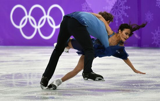 2018 Winter Olympics. Figure skating. Ice dance. Free skating