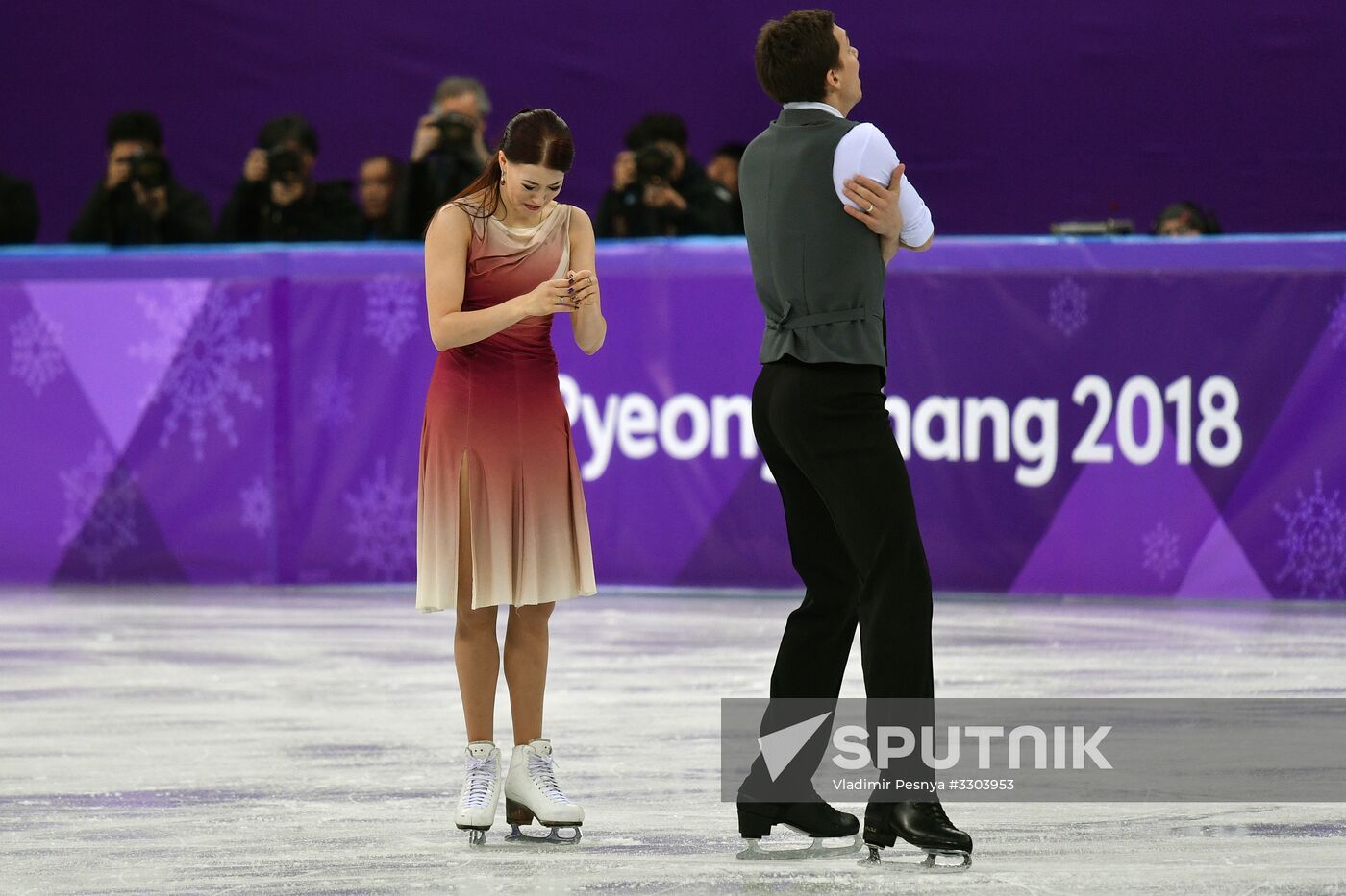 2018 Winter Olympics. Figure skating. Ice dance. Free skating