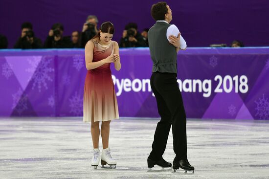 2018 Winter Olympics. Figure skating. Ice dance. Free skating
