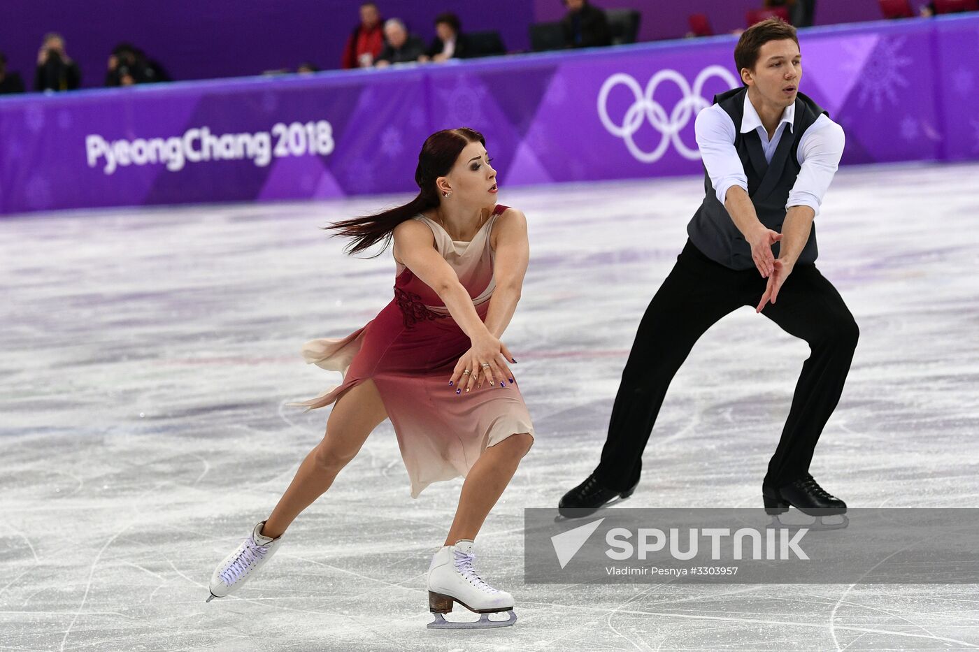 2018 Winter Olympics. Figure skating. Ice dance. Free skating