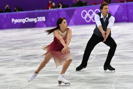 2018 Winter Olympics. Figure skating. Ice dance. Free skating