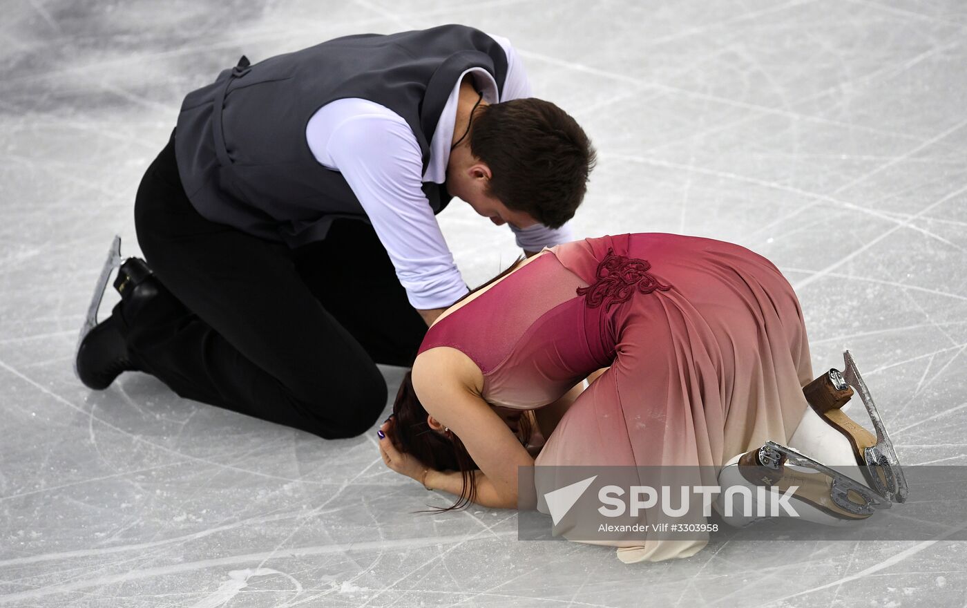 2018 Winter Olympics. Figure skating. Ice dance. Free skating