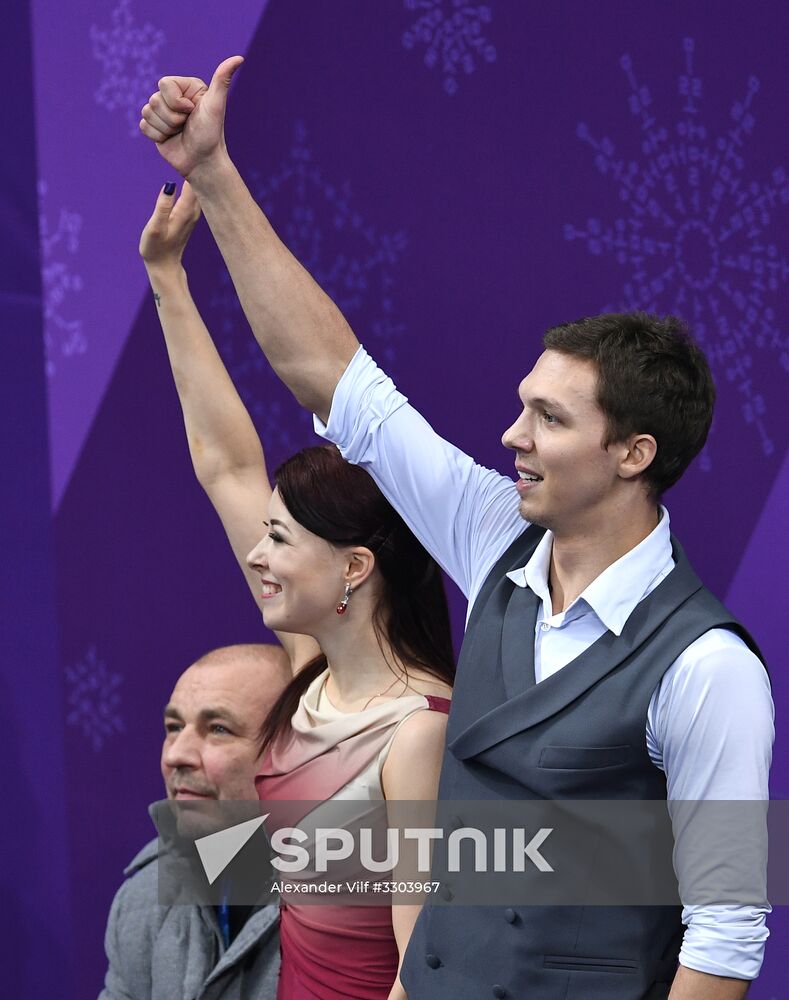 2018 Winter Olympics. Figure skating. Ice dance. Free skating