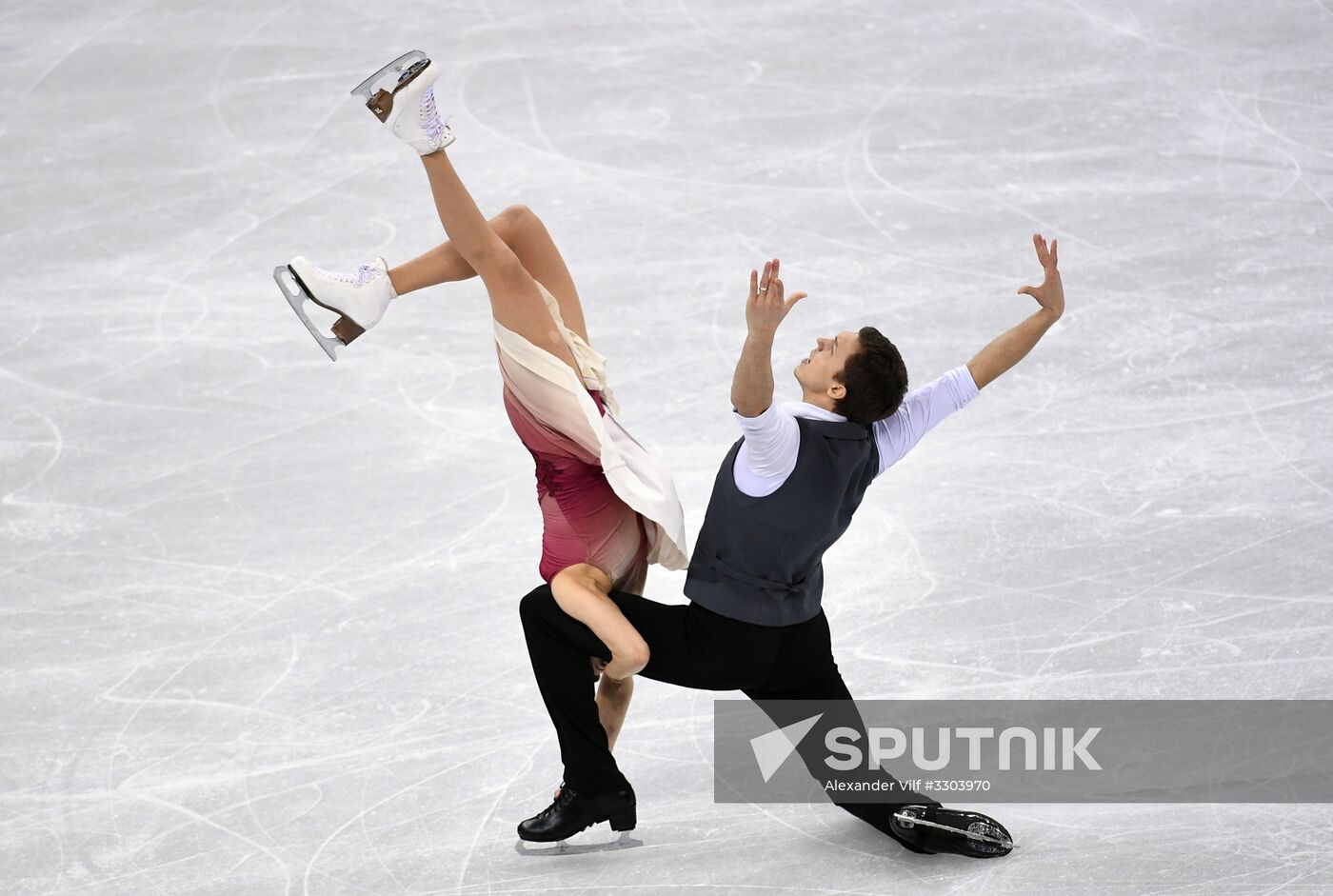 2018 Winter Olympics. Figure skating. Ice dance. Free skating