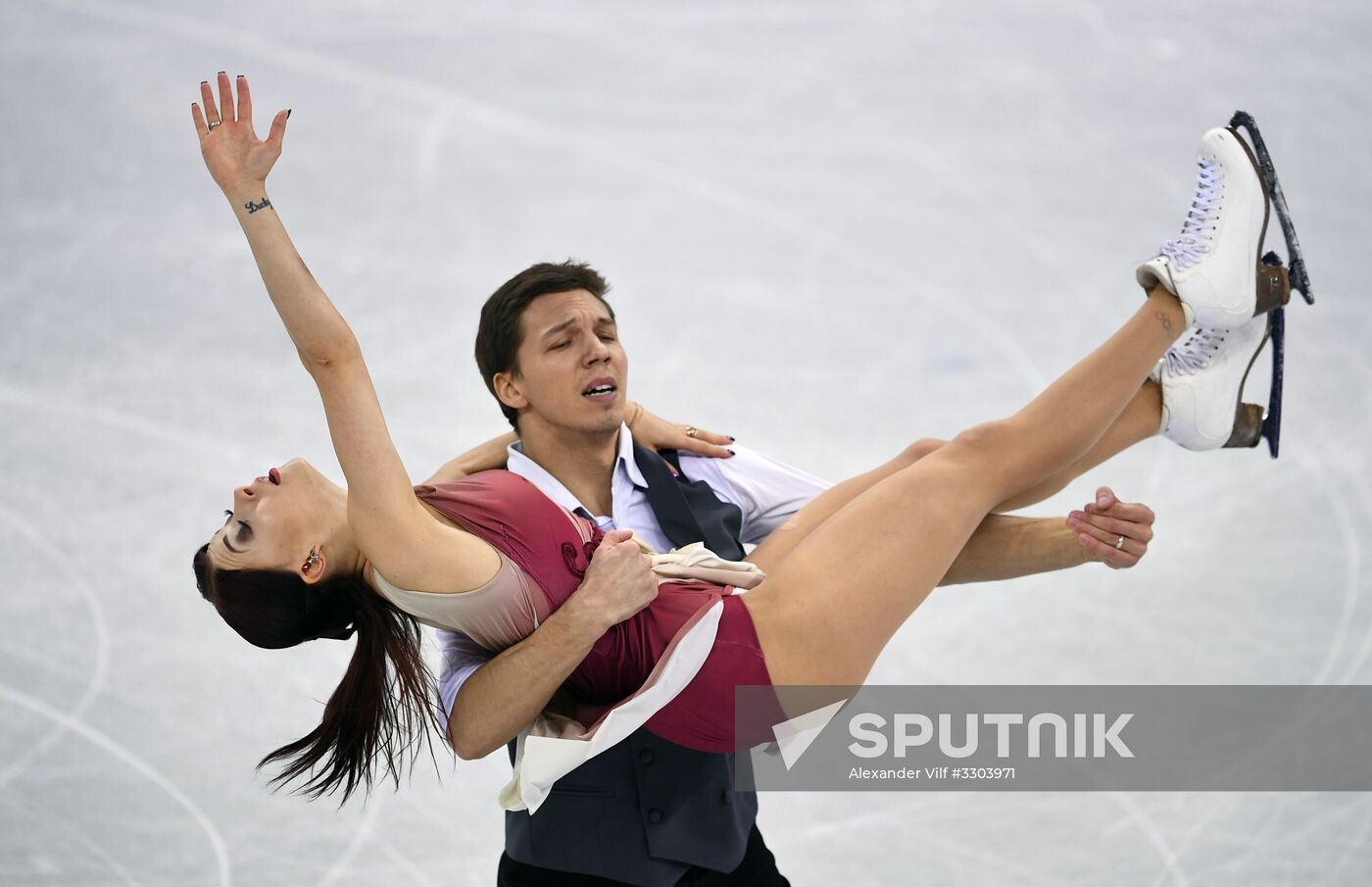 2018 Winter Olympics. Figure skating. Ice dance. Free skating