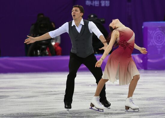 2018 Winter Olympics. Figure skating. Ice dance. Free skating