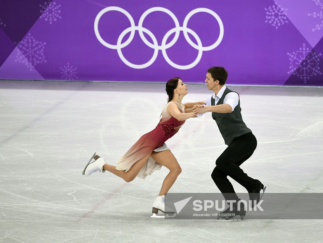 2018 Winter Olympics. Figure skating. Ice dance. Free skating