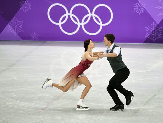 2018 Winter Olympics. Figure skating. Ice dance. Free skating