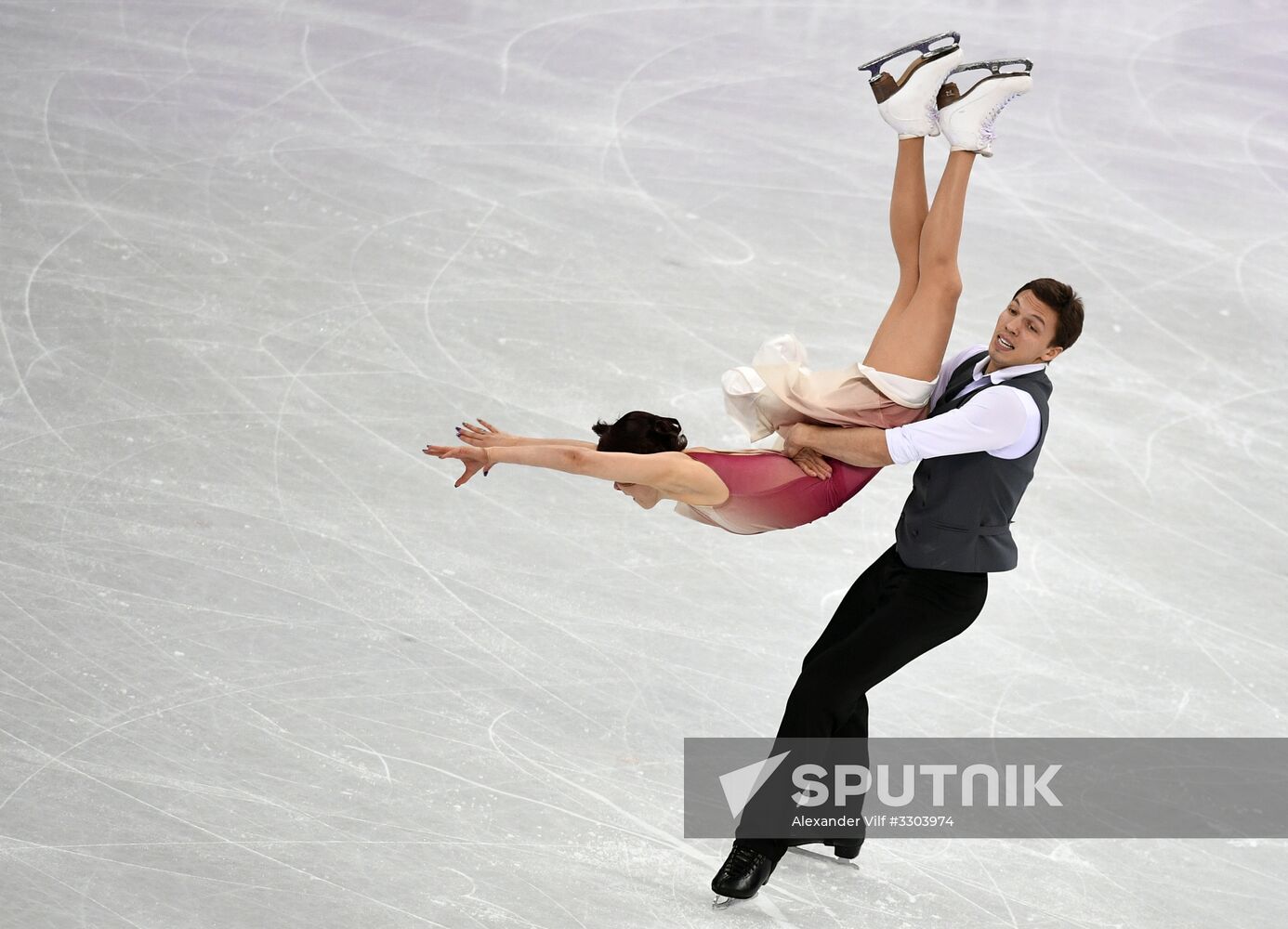 2018 Winter Olympics. Figure skating. Ice dance. Free skating