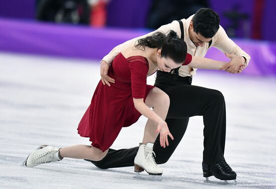 2018 Winter Olympics. Figure skating. Ice dance. Free skating