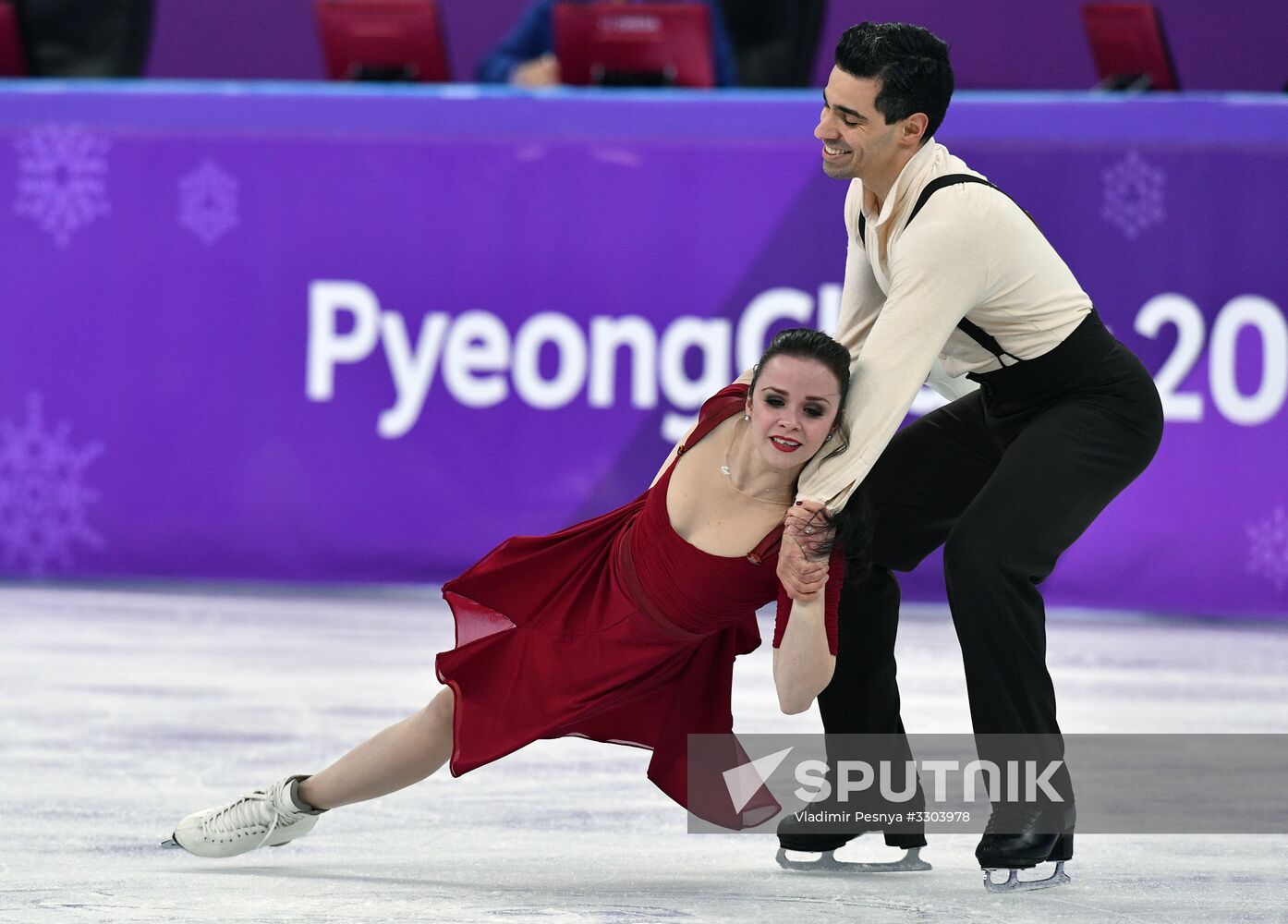 2018 Winter Olympics. Figure skating. Ice dance. Free skating