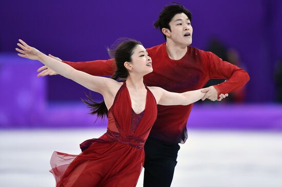 2018 Winter Olympics. Figure skating. Ice dance. Free skating