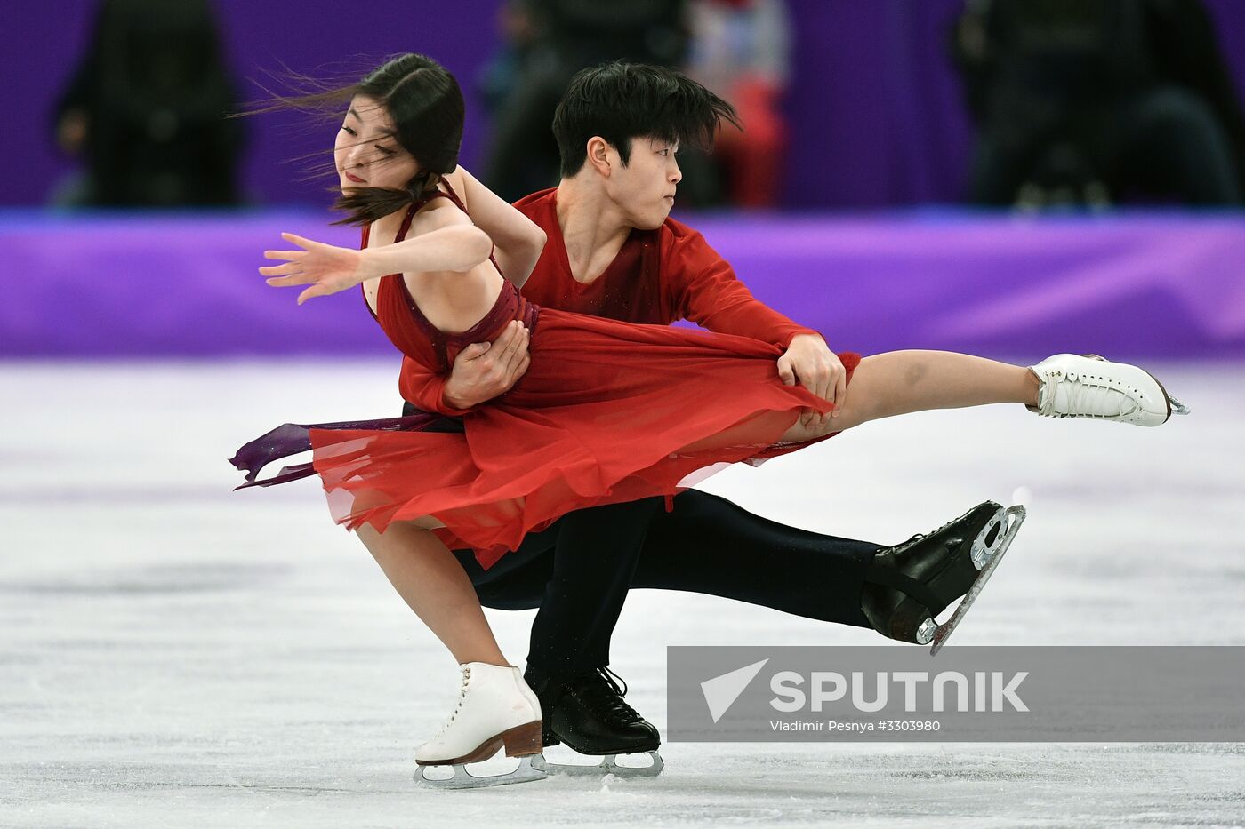 2018 Winter Olympics. Figure skating. Ice dance. Free skating